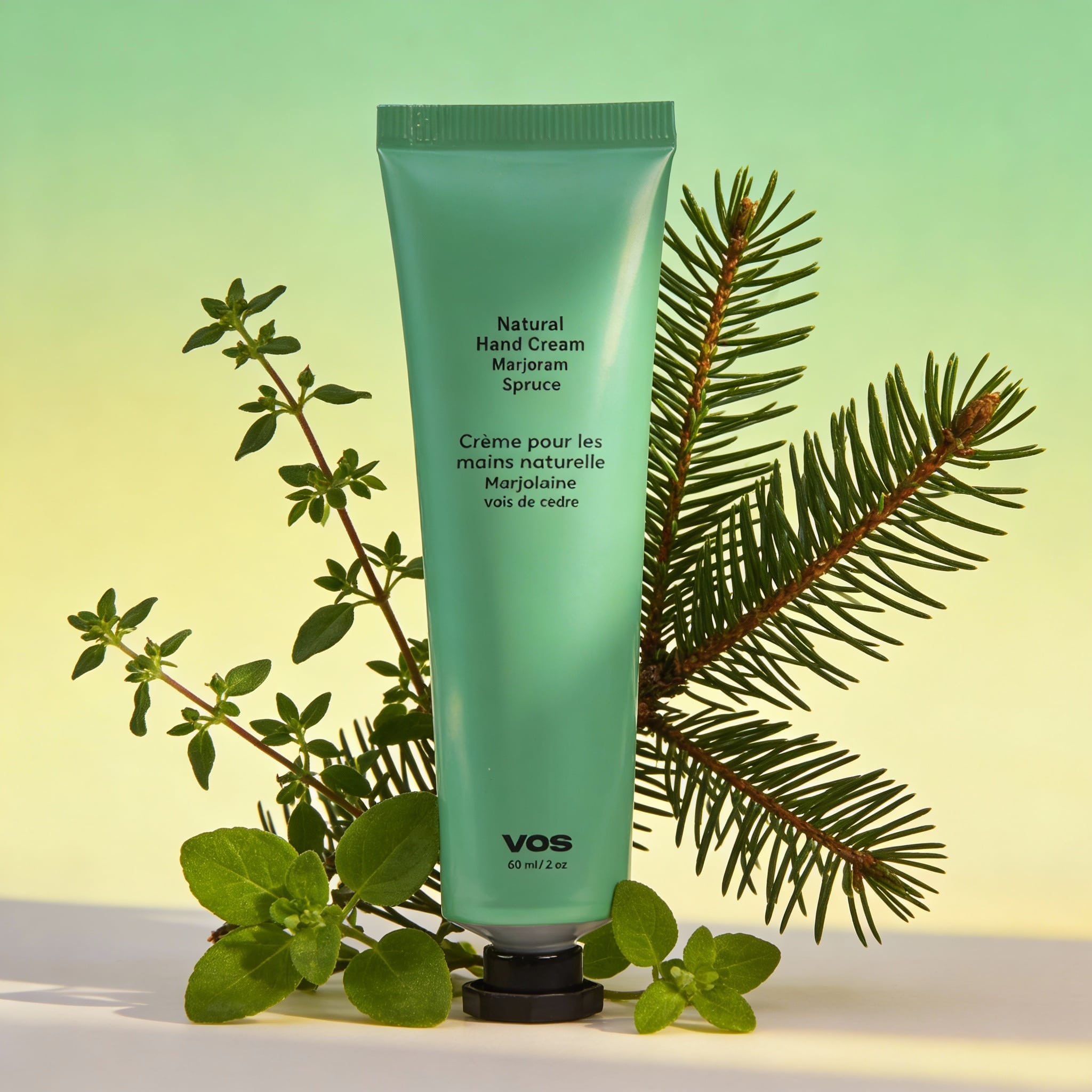 Natural Hand Cream — Marjoram, Pine & Spruce