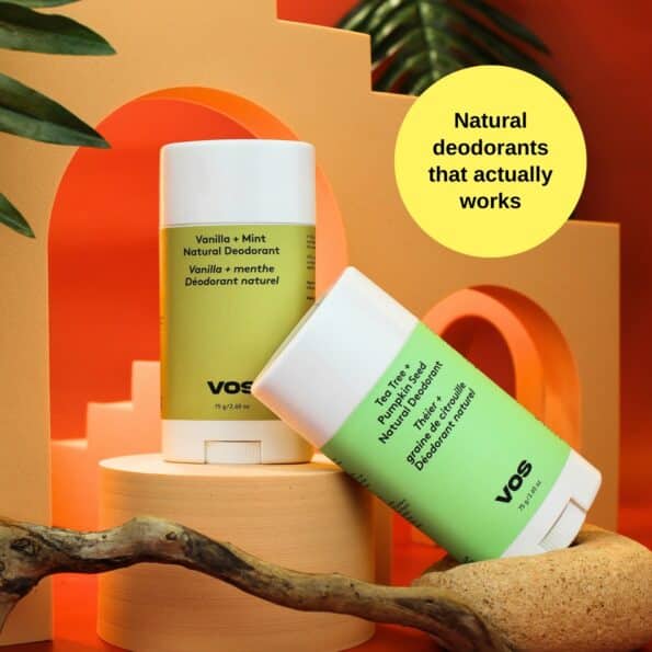 Vibrant lifestyle shot featuring colorful deodorants designed for all-day confidence and freshness.