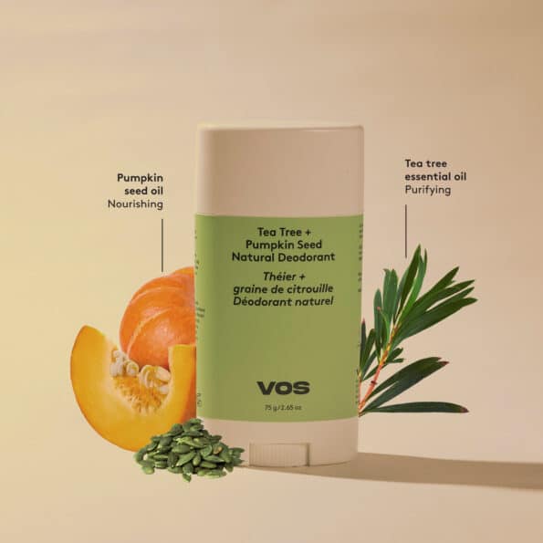 Fresh citrus and rosemary-inspired deodorant emphasizing invigorating, plant-based freshness.